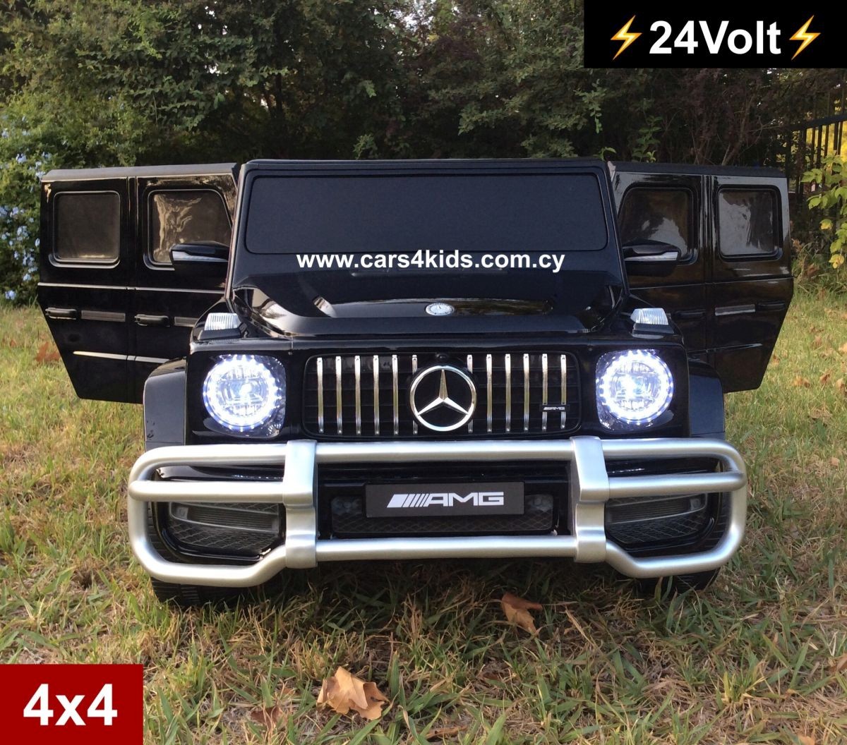 24Volt Mercedes-Benz G63 Painting Black with 2.4G R/C under License