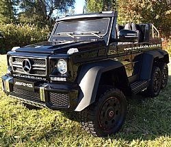 6x6 Mercedes-Benz G63 AMG Painting Black with 2.4G R/C under License