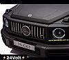 24Volt Mercedes-Benz G63 Painting Black Matt with 2.4G R/C under License