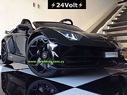 24Volt Lamborghini Aventador SVJ with 2.4G R/C under License